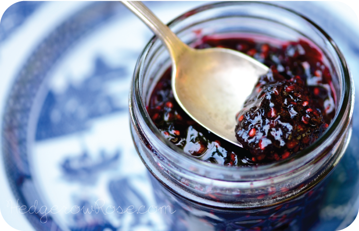 Making Blackberry, Thyme & Lemon Jam