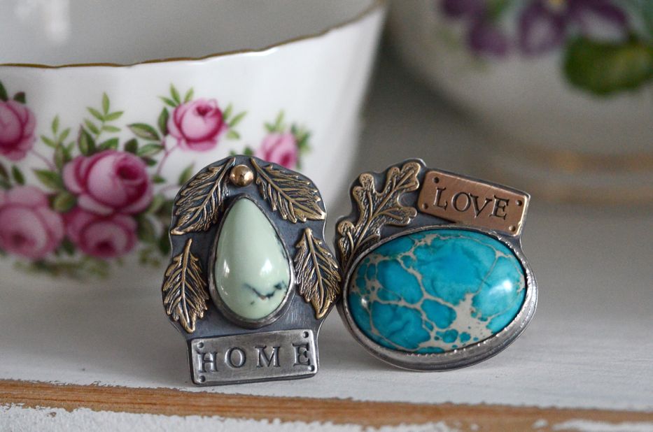 Two new songbird rings ~ home and love