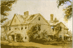 Orchard House painted by May Alcott