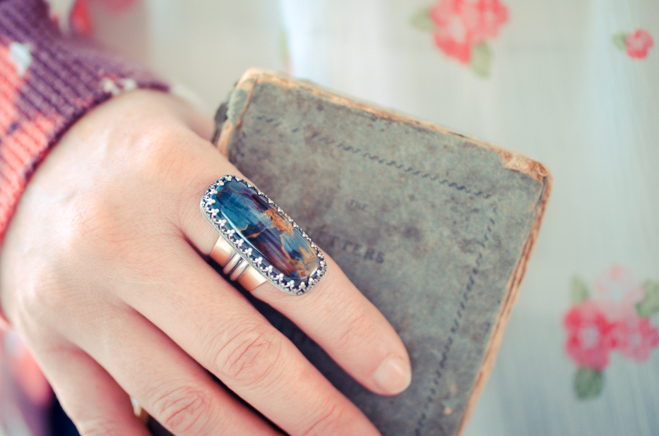 pietersite ring