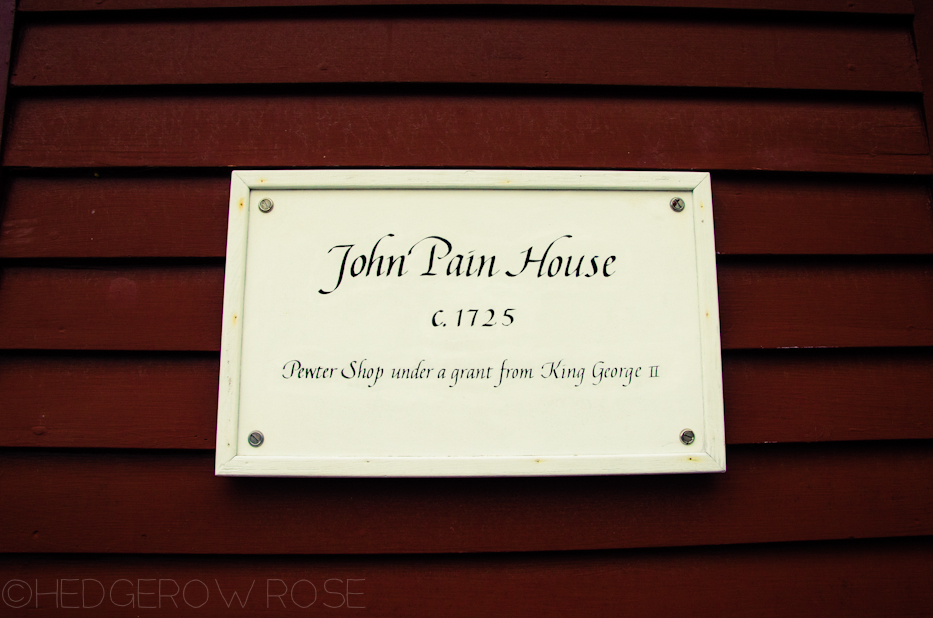 Historic Newport John Pain House Plaque | Hedgerow Rose