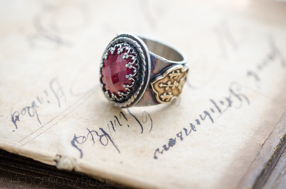 Eleanor of Aquitaine Ruby Ring | Hedgerow Rose