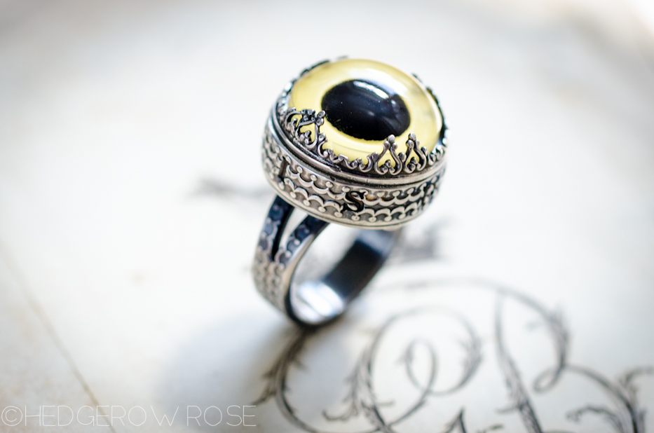 Sterling Silver Owl Eye Athena Ring 1 | Hedgerow Rose