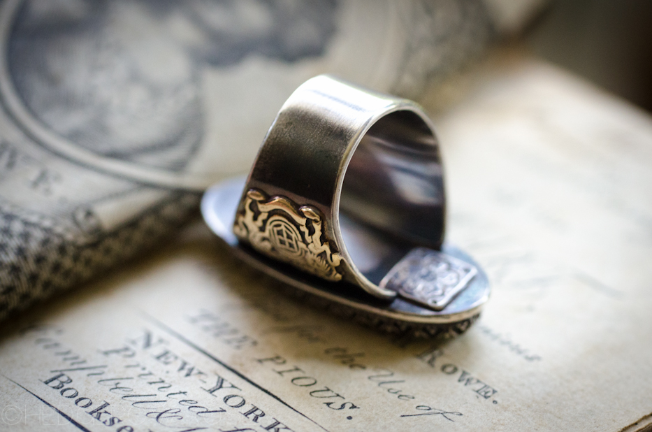 the lion and unicorn ring 4 | hedgerow rose