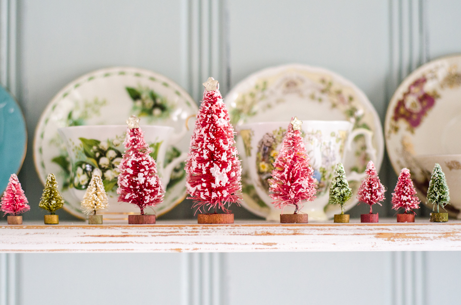 bottlebrush christmas trees