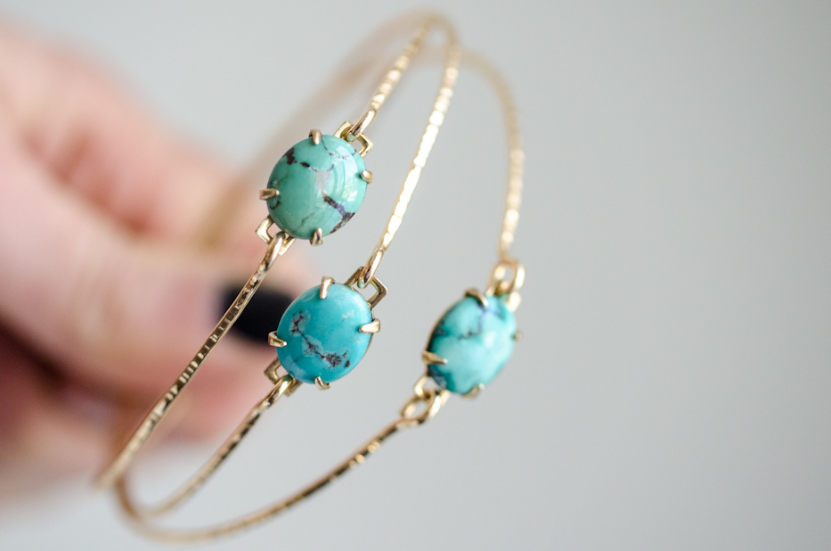 Turquoise Bangle Bracelets