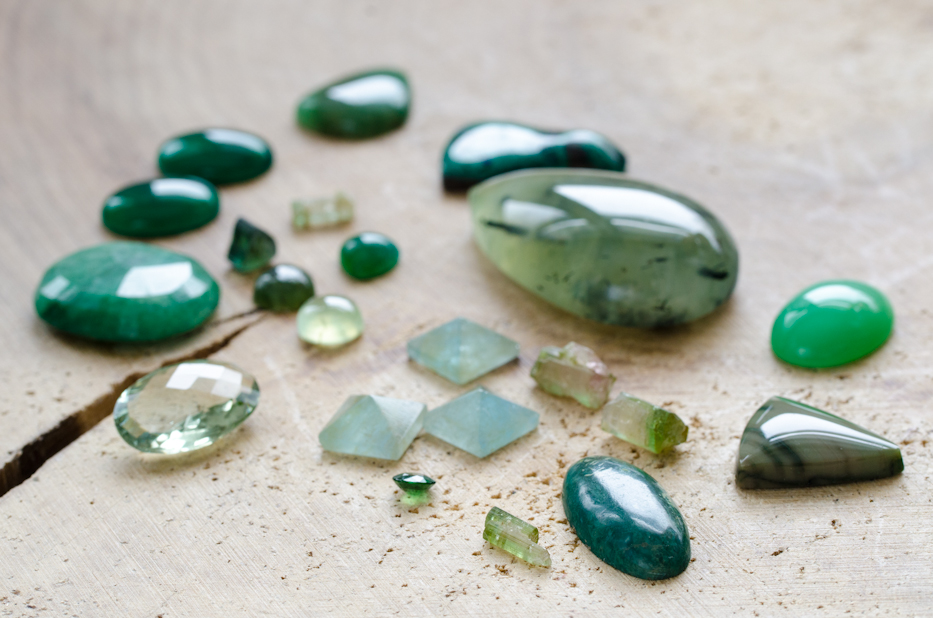 shades of green gemstones