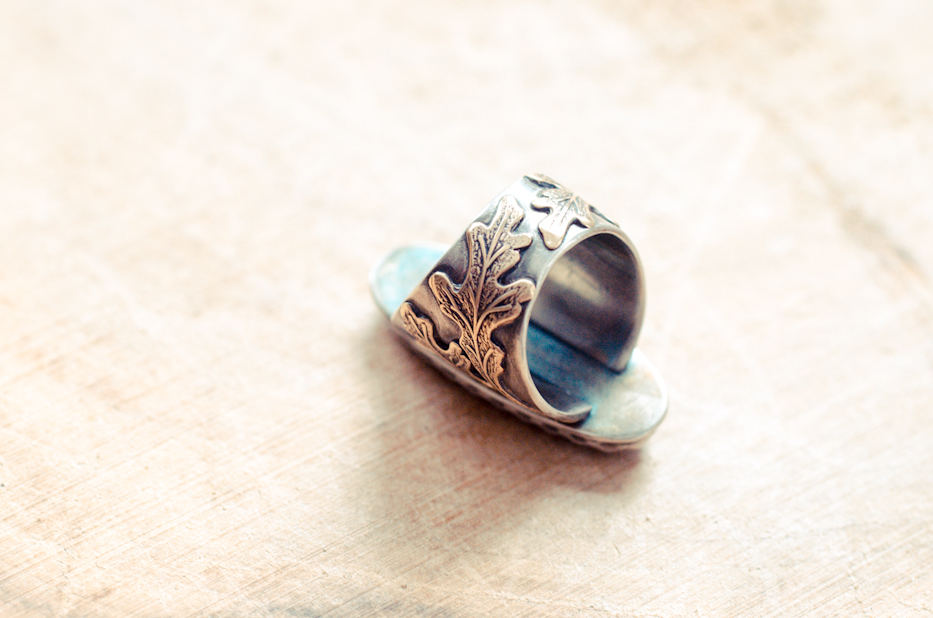 sonora sunrise oak leaf ring2