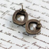 Tanzanite Cushion Cut Crystal Stud Earrings - Image 3