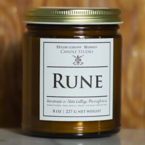 Rune - Luxe Handpoured Candle - Coconut Apricot Wax - Vegan - Cruelty Free