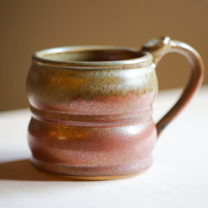 Wheel-Thrown Medium Bubble Mug in "Jasper" Glaze